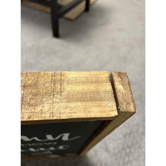 Two-Sided Hand Painted Autumn Sign 18”x21” - Picture 7 of 7